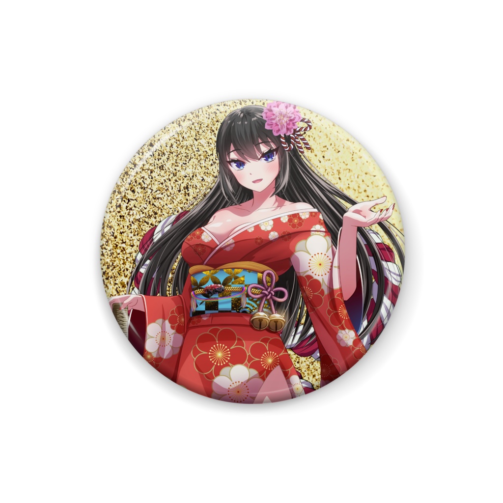埼玉彩刃　良縁缶バッジ Good Marriage Badge～Iroha Saitama