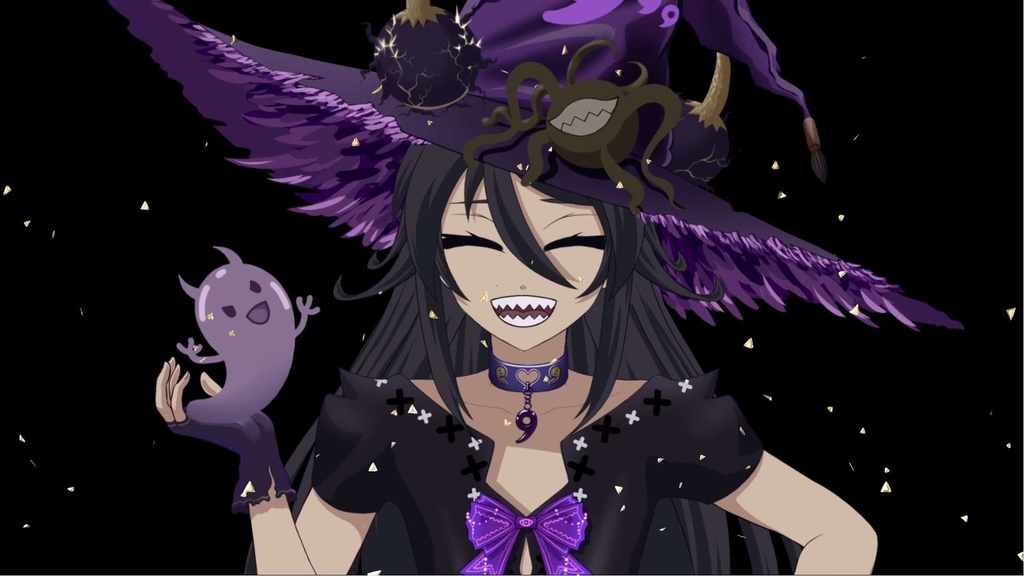 金の欠片が舞う 動画素材 素材データ VTuber YouTuber 配信素材 金吹雪