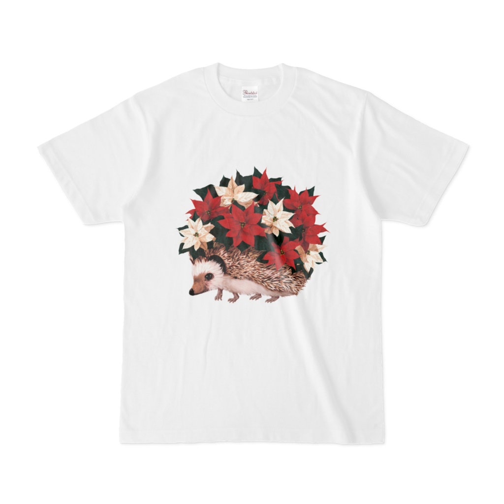 花ハリネズミ2（Tシャツ） - maiart - BOOTH