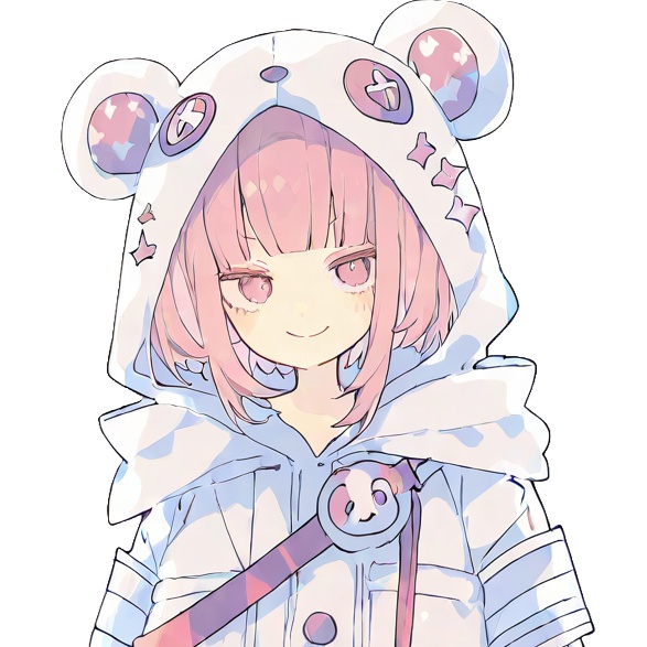 無料立ち絵02_ピンク髪の女の子