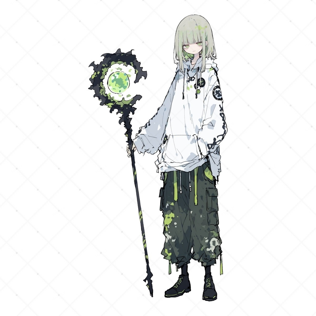 立ち絵素材06_現代的な魔法使い