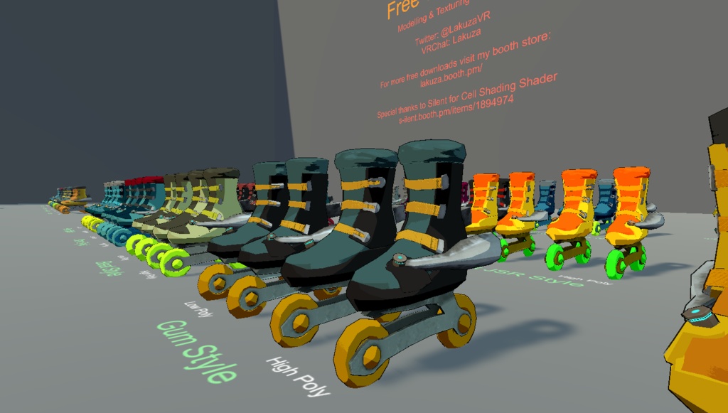Inline Skates Model Pack
