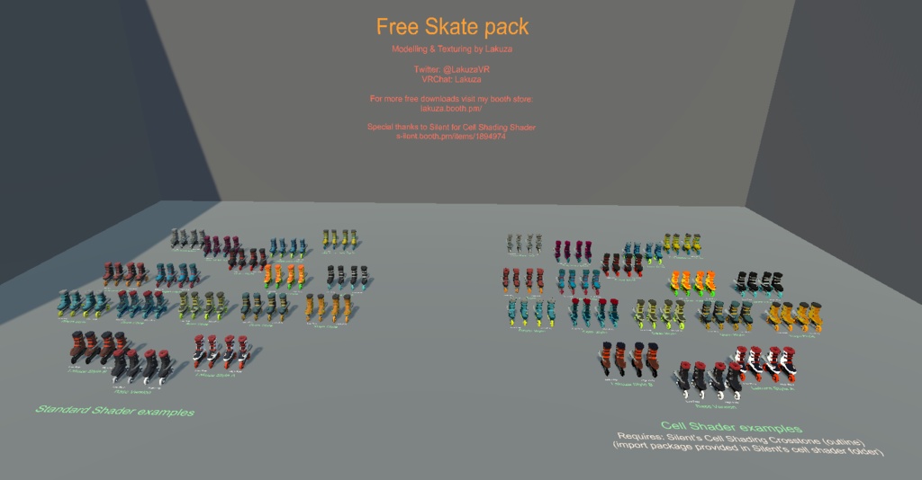 Inline Skates Model Pack
