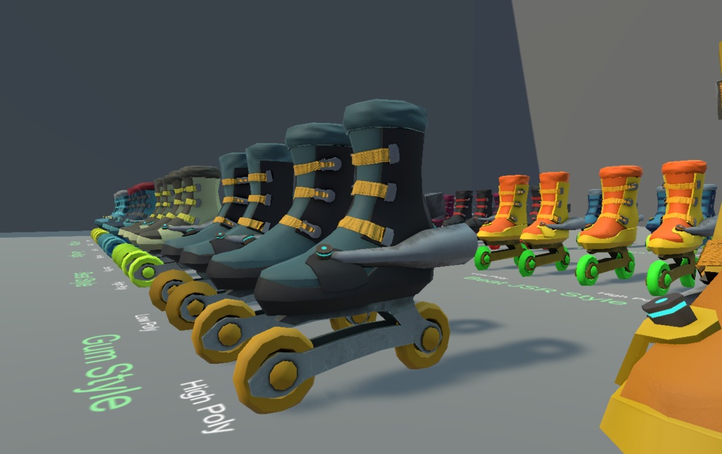 Inline Skates Model Pack