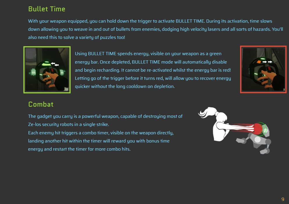 Bullet Time Agent - Game Manual