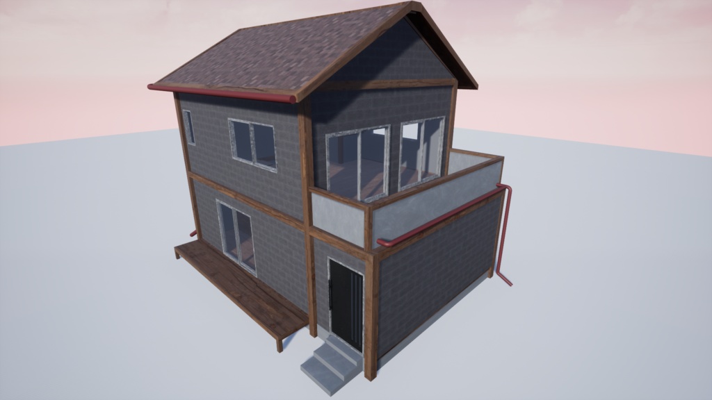 [3Dモデル]日本の住宅4