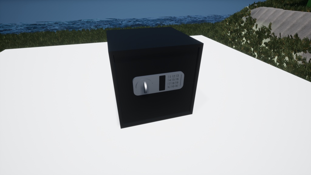 【3Dモデル】小型金庫