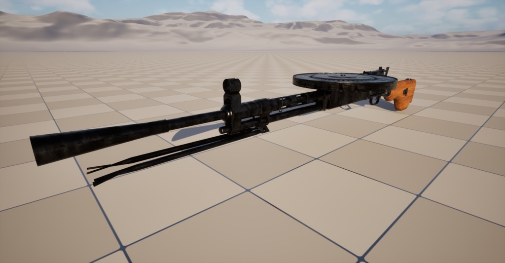 【3Dモデル】DP-28軽機関銃