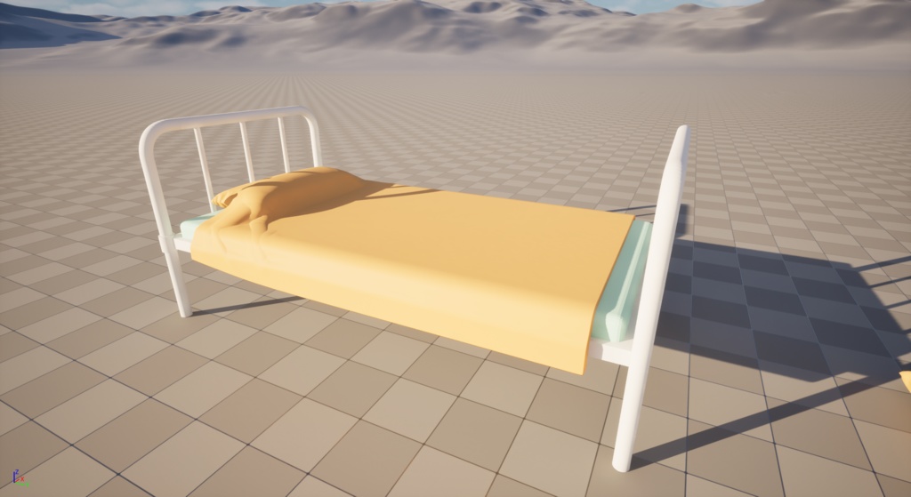 【3Dモデル】小学校　保健室セット