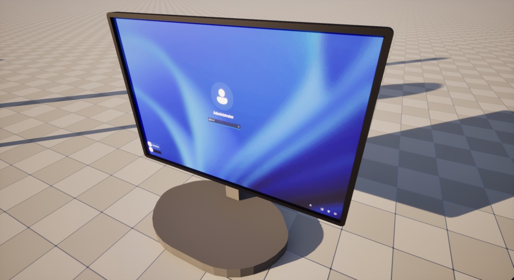 【3Dモデル】デスクトップPC 汎用型