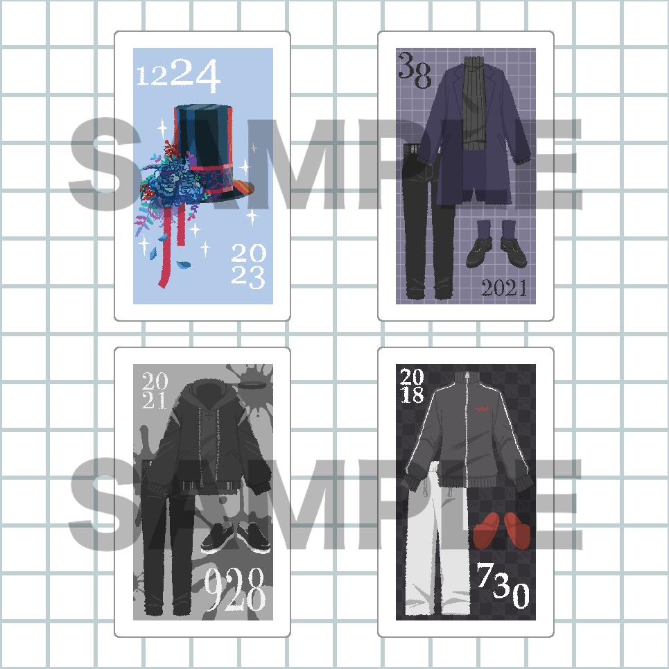 【非公式】スライド缶付き衣装ステッカー(葛葉)