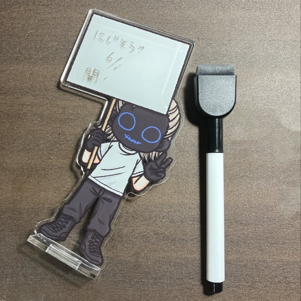 【非公式】無馬さんドッキリパネルメモアクリルスタンド(大)