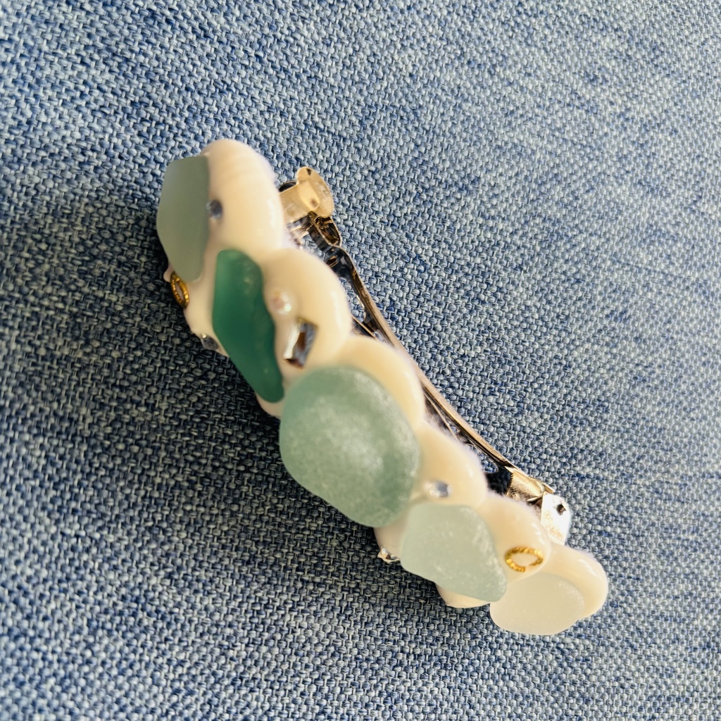 シーグラス バレッタ