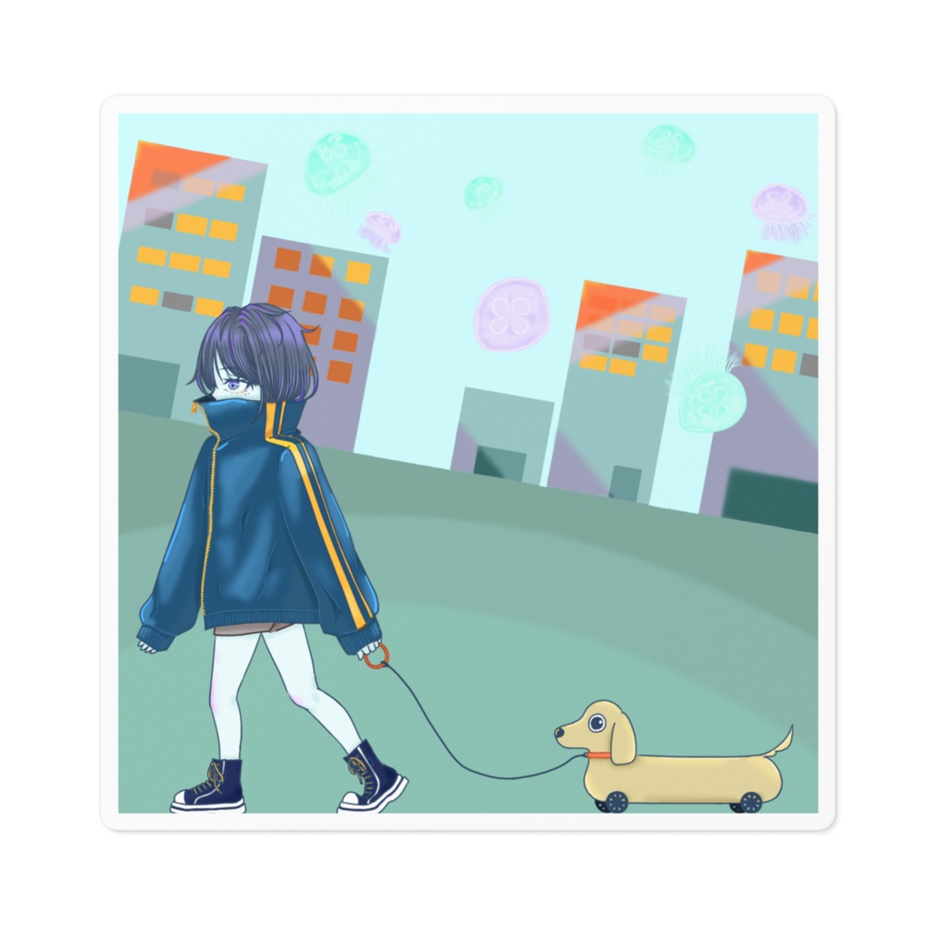 おさんぽステッカー