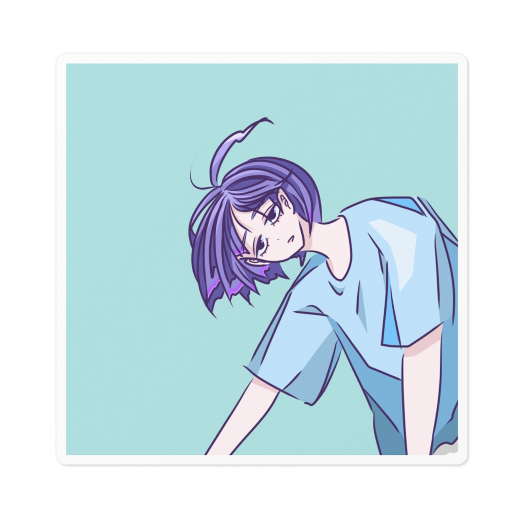 気だるげちゃんステッカー