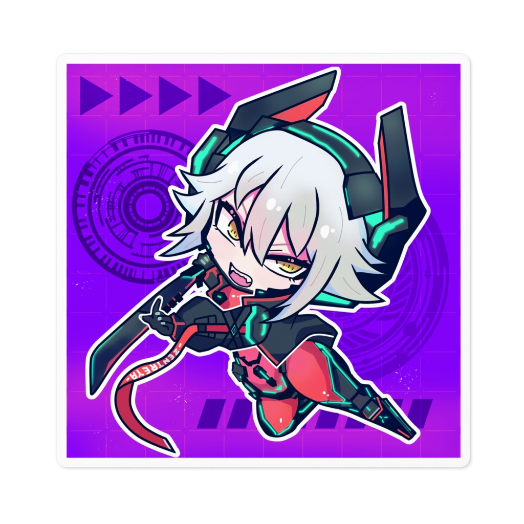 【Vshojo】ファンアート ゼントレヤステッカー