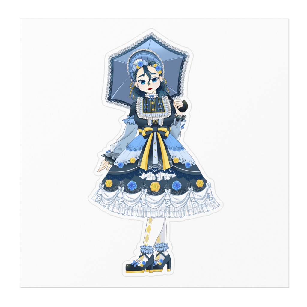 立ち絵シールステッカー(ロリータ)
