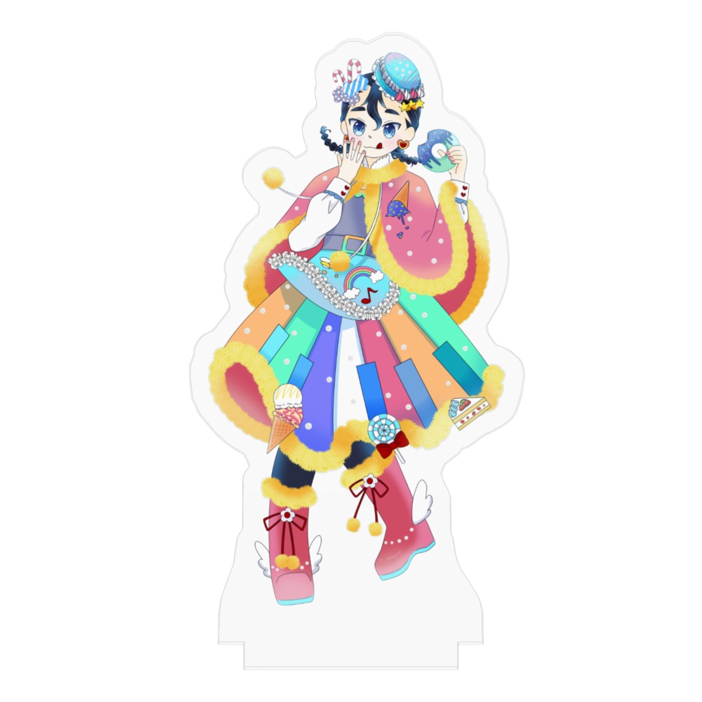 アクリルスタンド(お菓子/舌ペロ)