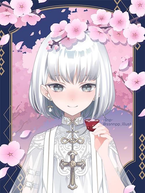 おはV素材|配信用素材|桜