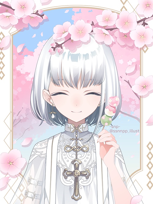 おはV素材|配信用素材|桜