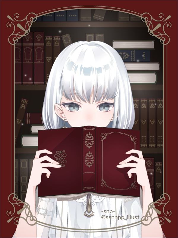 ∥9月中無料∥　おはV素材｜配信用素材｜本棚