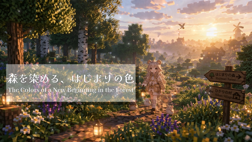 森を染めるはじまりの色