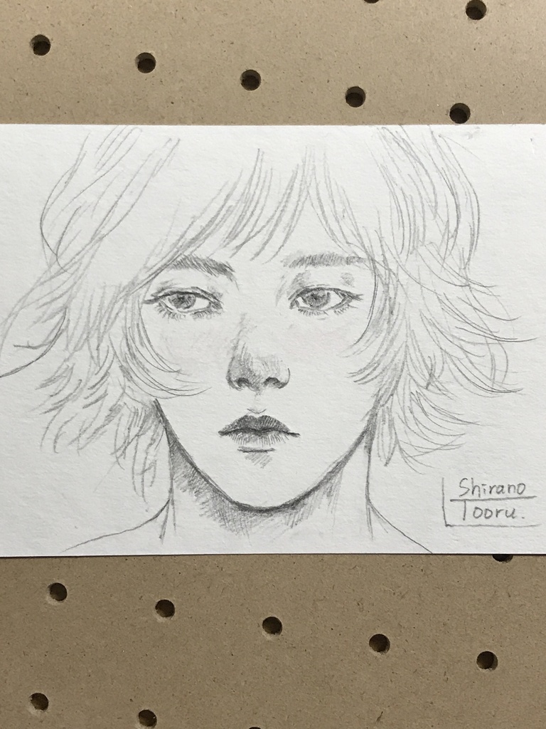 ドローイング原画No.1『霧中』