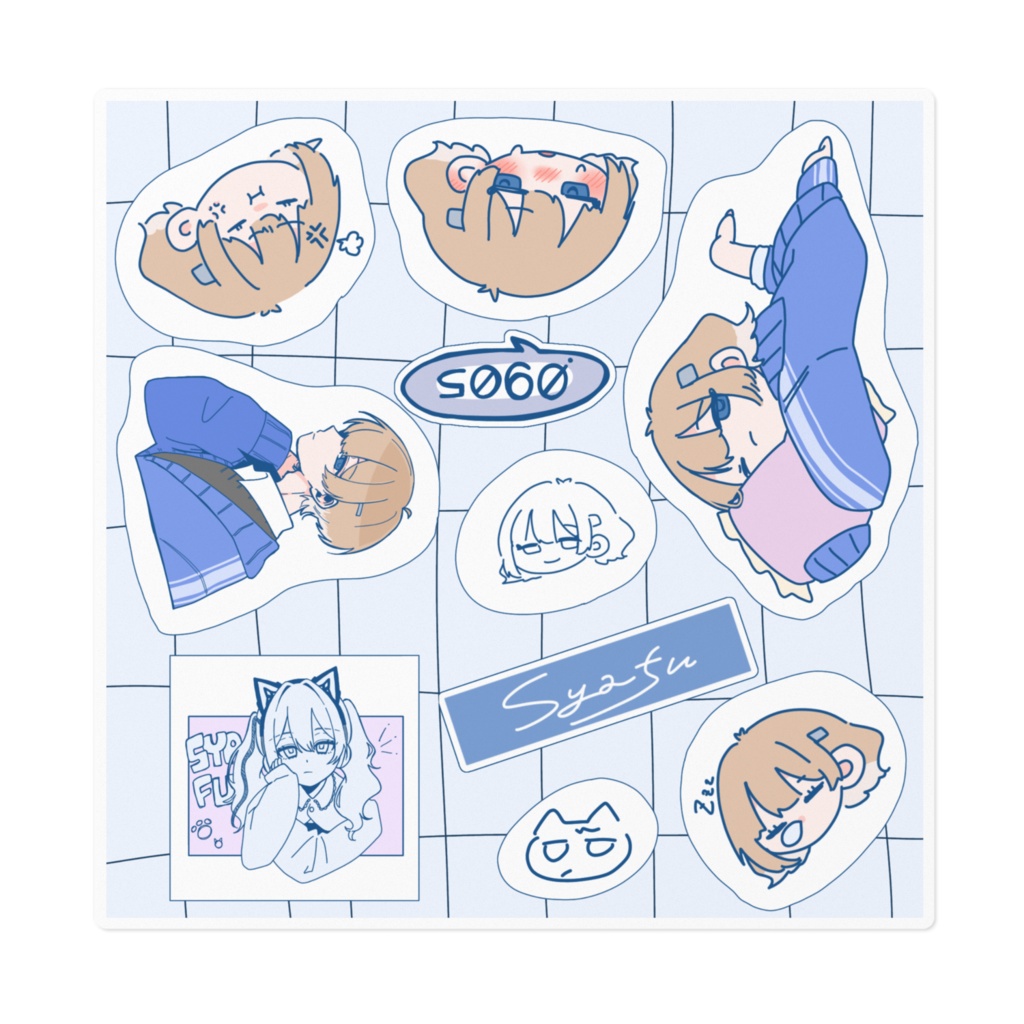 しゃふステッカー