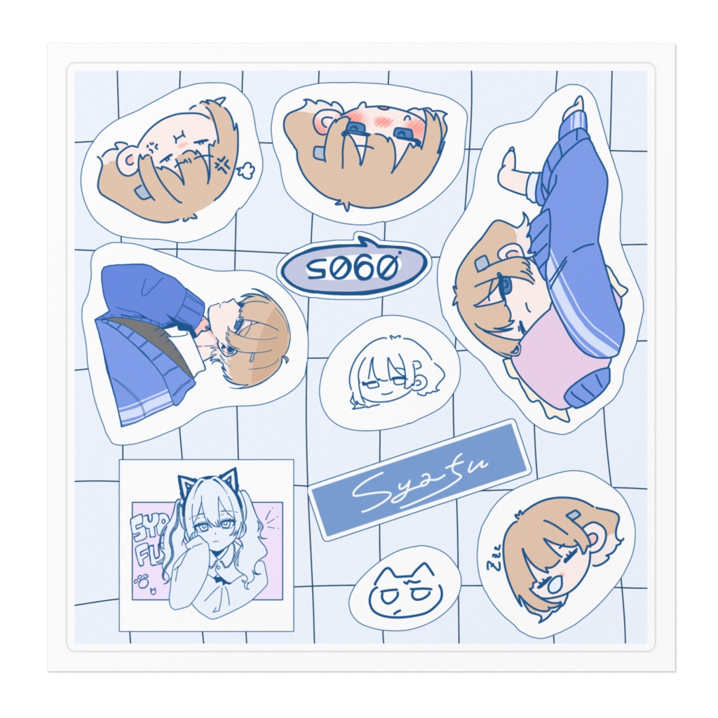 しゃふステッカー