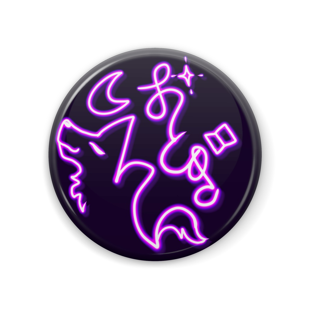 缶バッジ(ネオンサイン)