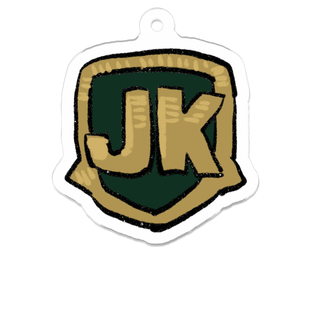 ぽクリルキーホルダー（ワッペン）