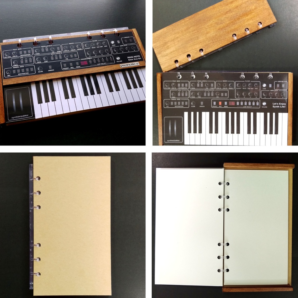 【手帳・ノート】シンセサイザーノートProNote-6 Ver.2