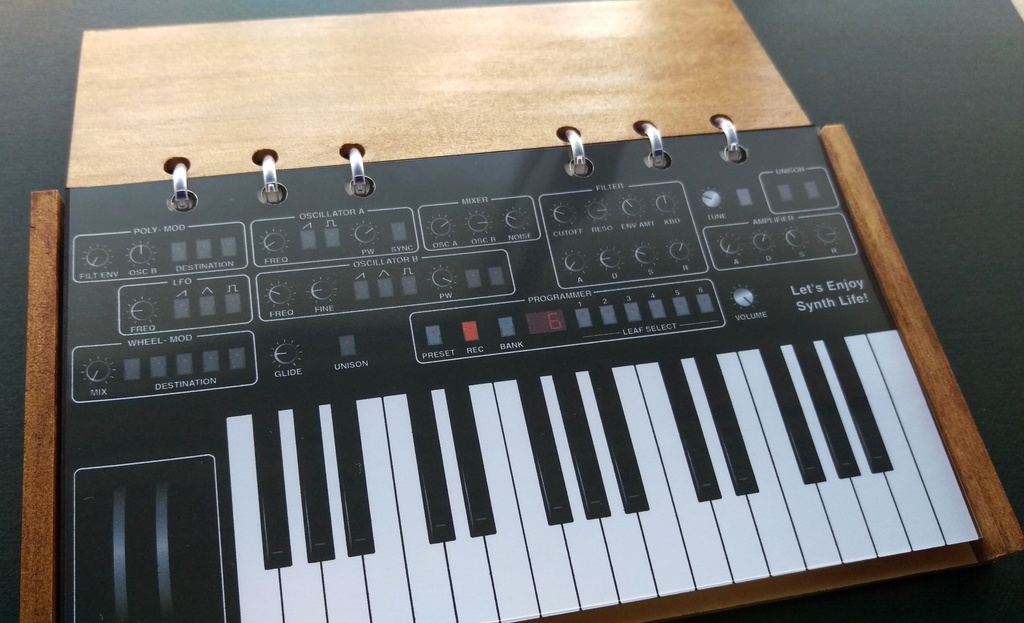 【手帳・ノート】シンセサイザーノートProNote-6 Ver.2