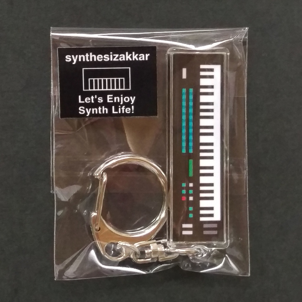 【キーホルダー】シンセキーホルダー/ 01:FM SYNTHESIZER