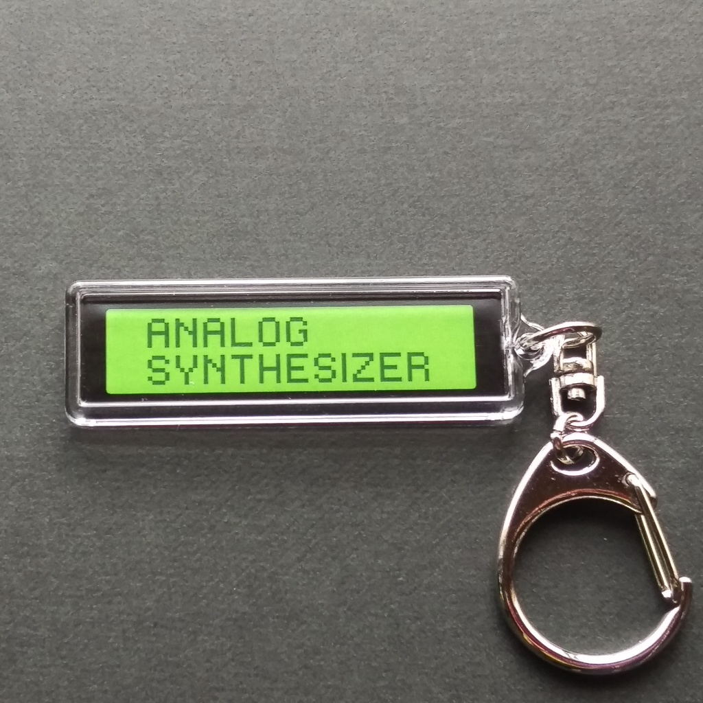【キーホルダー】シンセキーホルダー/ 03:ANALOG SYNTHESIZER