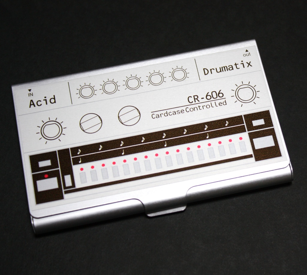 【カードケース】Acid CardCase Drumatix CR-606 カードケースリズムマシン ver2.0