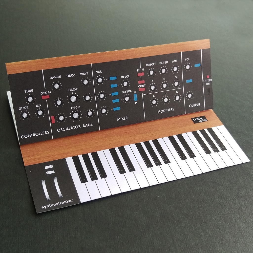 【レターセット】ミニレター・mini letter シンセレターセット
