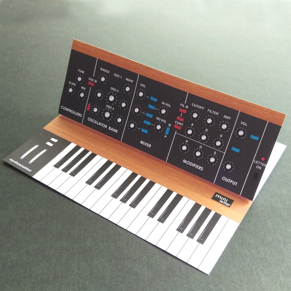 【レターセット】ミニレター・mini letter シンセレターセット