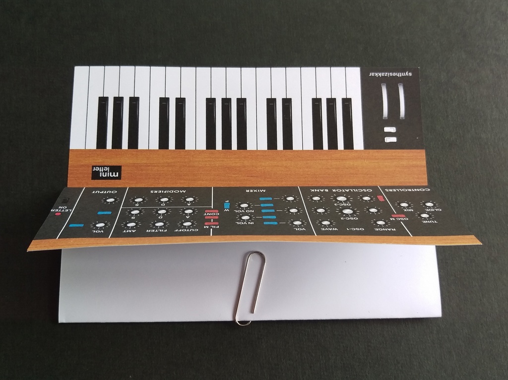 【レターセット】ミニレター・mini letter シンセレターセット