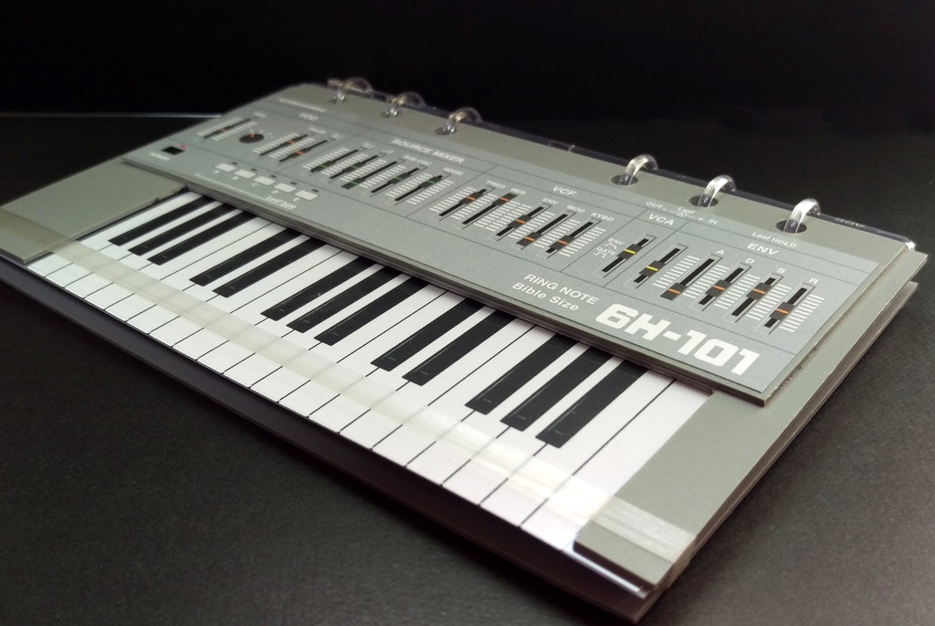 【手帳・ノート】シンセサイザーノート 6H-101 Ver.2
