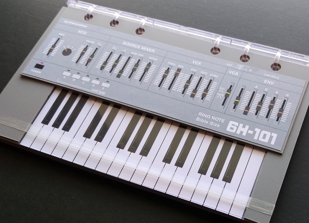 【手帳・ノート】シンセサイザーノート 6H-101 Ver.2