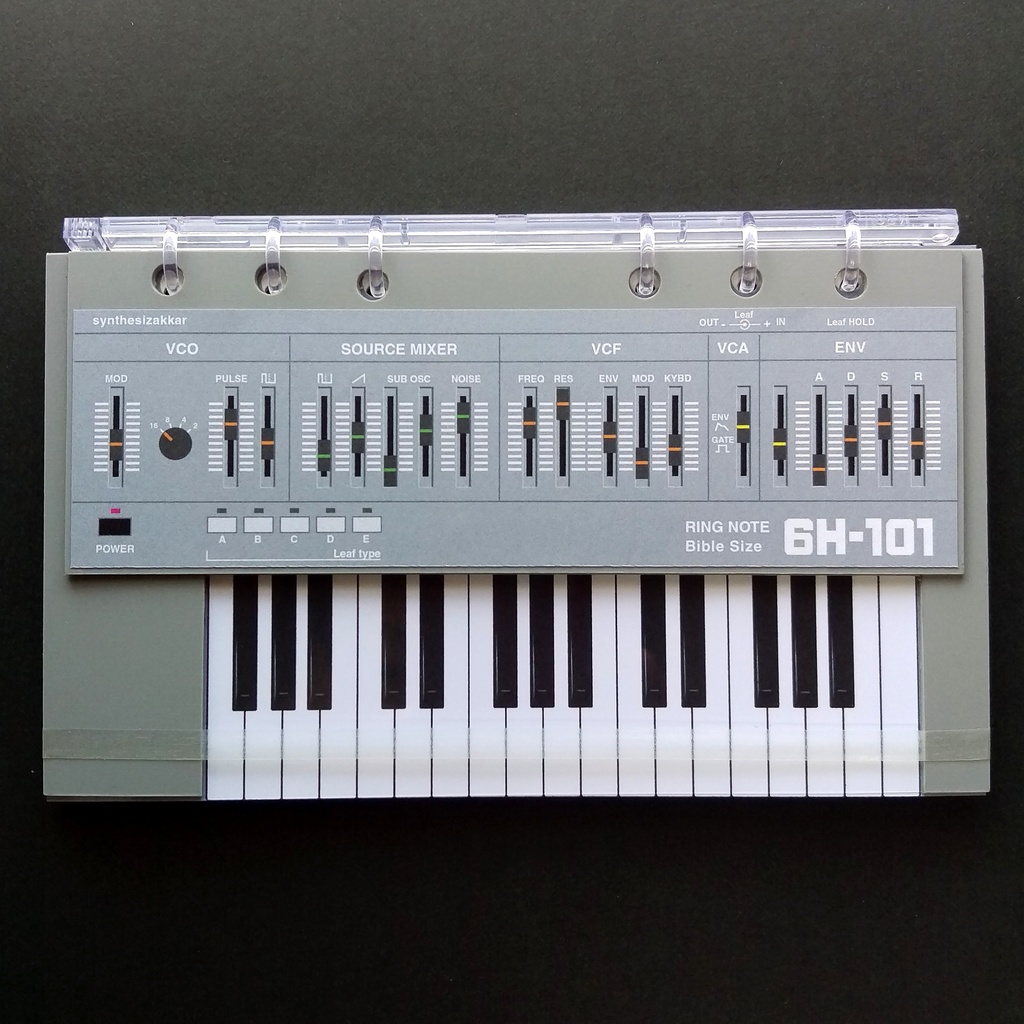 【手帳・ノート】シンセサイザーノート 6H-101 Ver.2