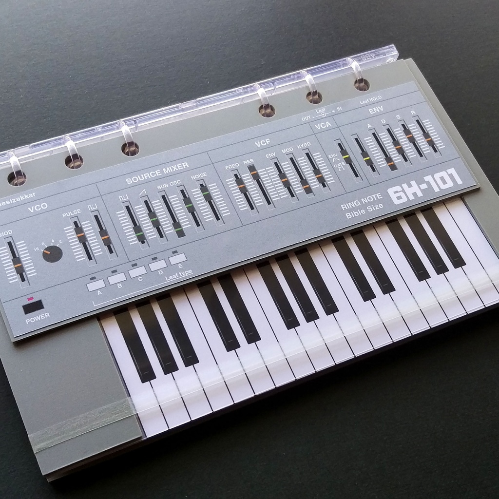 【手帳・ノート】シンセサイザーノート 6H-101 Ver.2