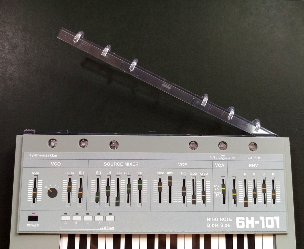 【手帳・ノート】シンセサイザーノート 6H-101 Ver.2