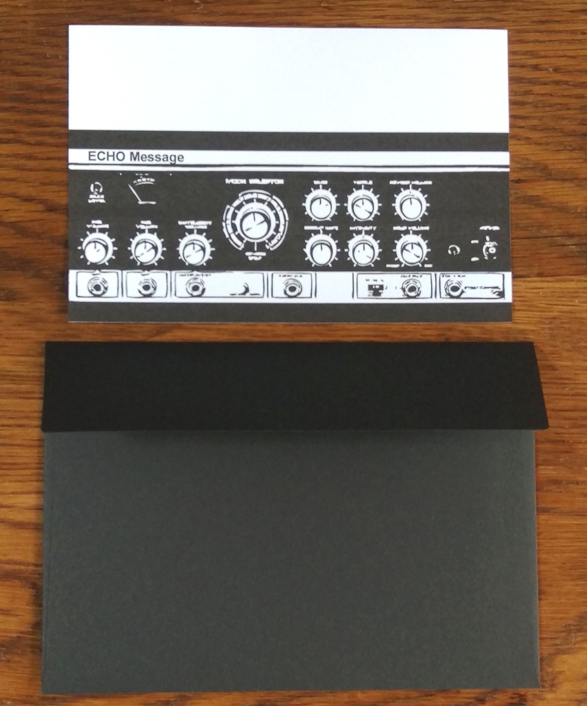 ECHO Message(エコーメッセージ)・ブラック レターセット