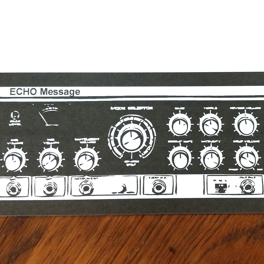 ECHO Message(エコーメッセージ)・ブラック レターセット