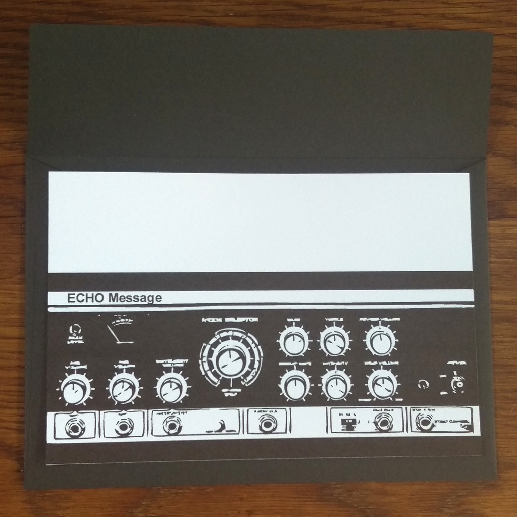 ECHO Message(エコーメッセージ)・ブラック レターセット