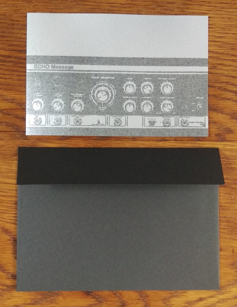 ECHO Message(エコーメッセージ)・シルバー レターセット