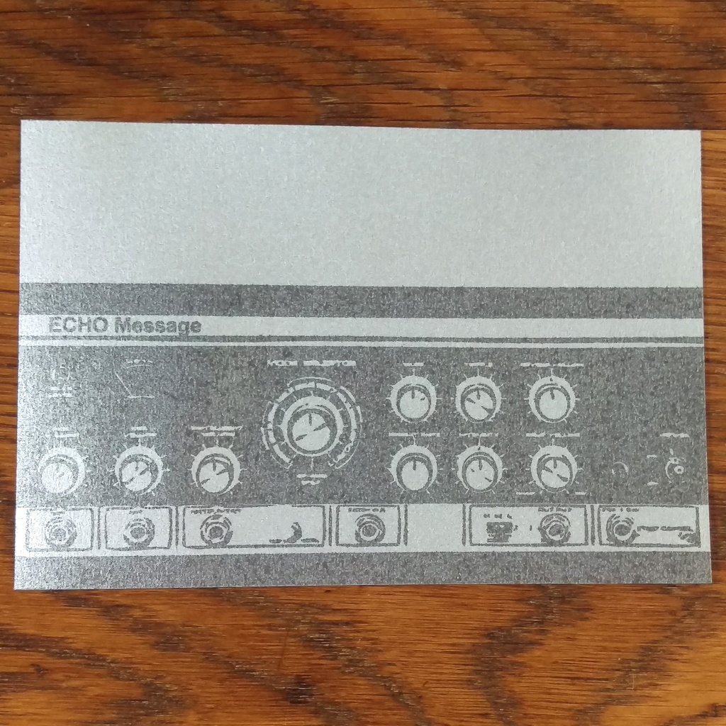 ECHO Message(エコーメッセージ)・シルバー レターセット