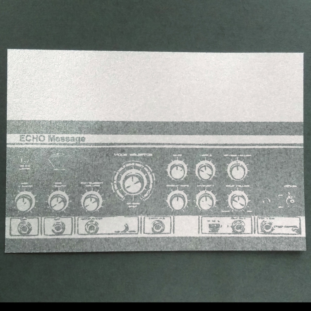 ECHO Message(エコーメッセージ)・シルバー レターセット